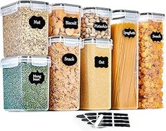 Opciones efectivas a los botes herméticos para almacenar alimentos