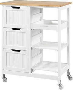 ¿Qué material es mejor para carros auxiliares de cocina?