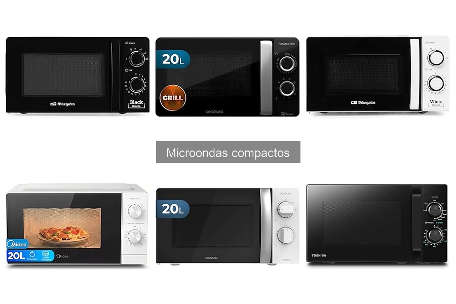 Accesorios imprescindibles para microondas compactos