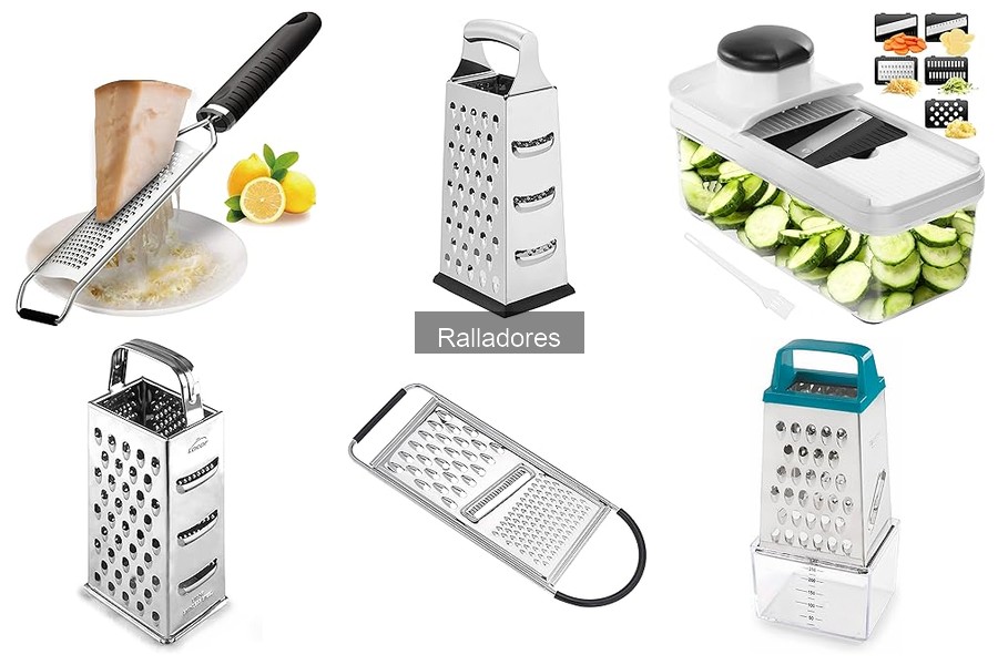 Accesorios imprescindibles para ralladores de cocina