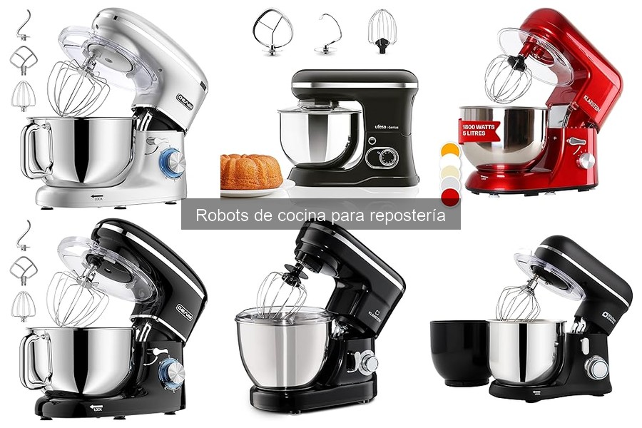 Accesorios imprescindibles para tu robot de cocina de repostería