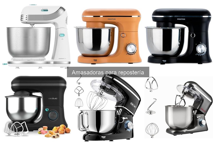 Alternativas a amasadoras para repostería: ¡Descúbrelas!