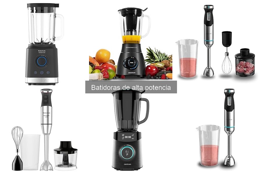 Alternativas a Batidoras de Alta Potencia para Recetas