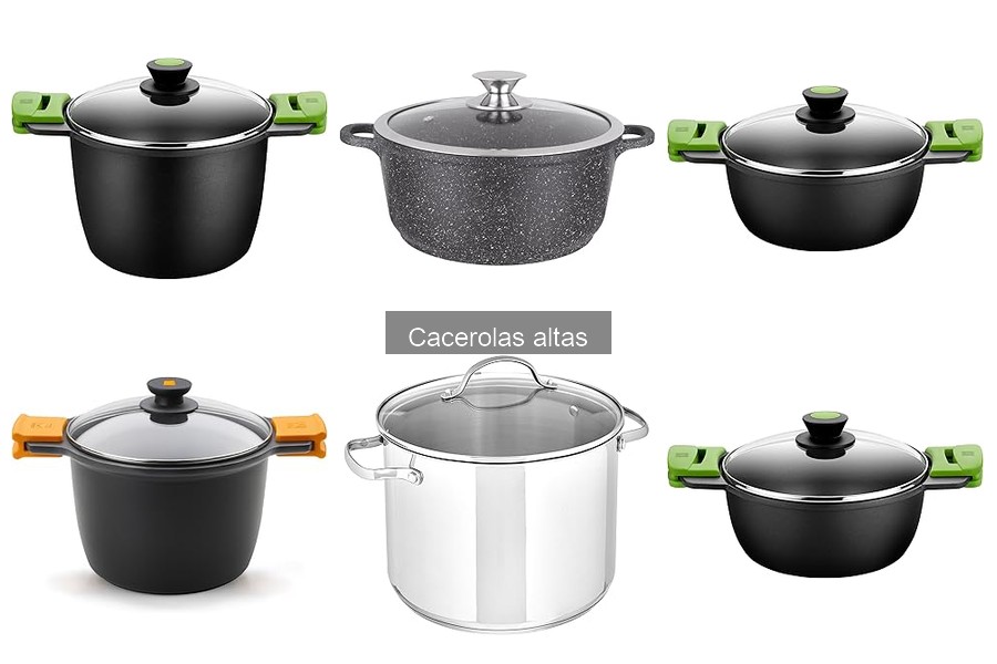 Alternativas a cacerolas altas para cocinar en casa