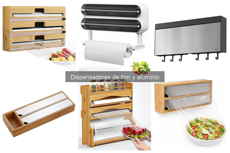 Alternativas a dispensadores de film y aluminio para cocina