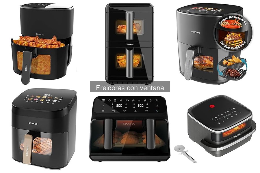 Alternativas a freidoras con ventana: mejores opciones
