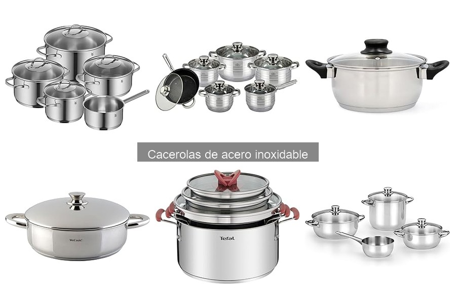 Alternativas a las cacerolas de acero inoxidable: opciones viables