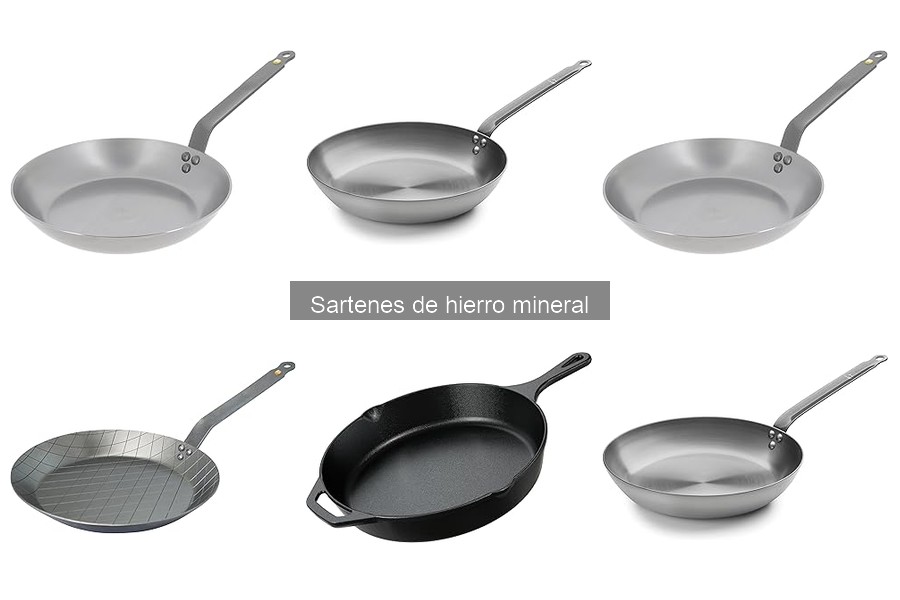 Alternativas a las sartenes de hierro mineral para cocinar