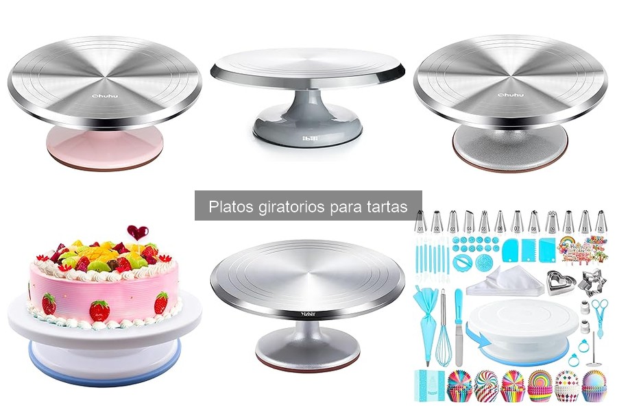 Alternativas a platos giratorios para tartas: opciones efectivas