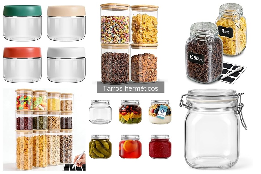 Alternativas a tarros herméticos para conservar alimentos