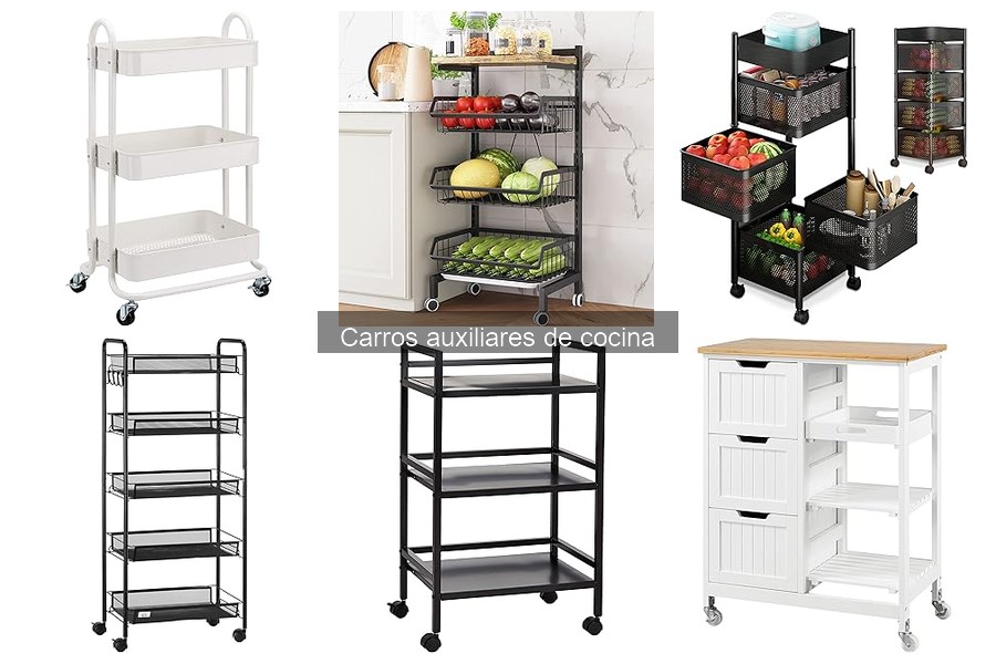 Alternativas al carro auxiliar de cocina para organizar tu espacio