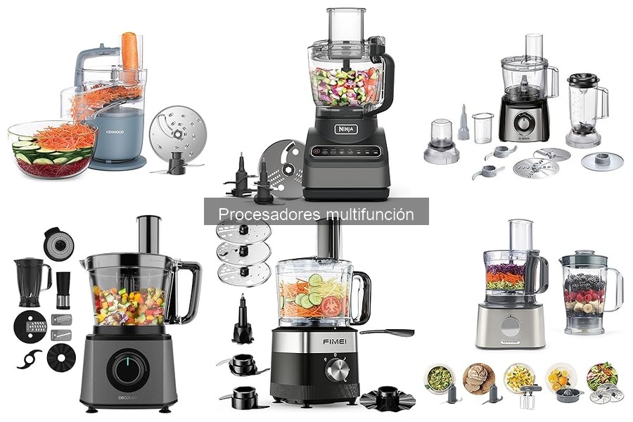 Alternativas económicas a procesadores multifunción de cocina