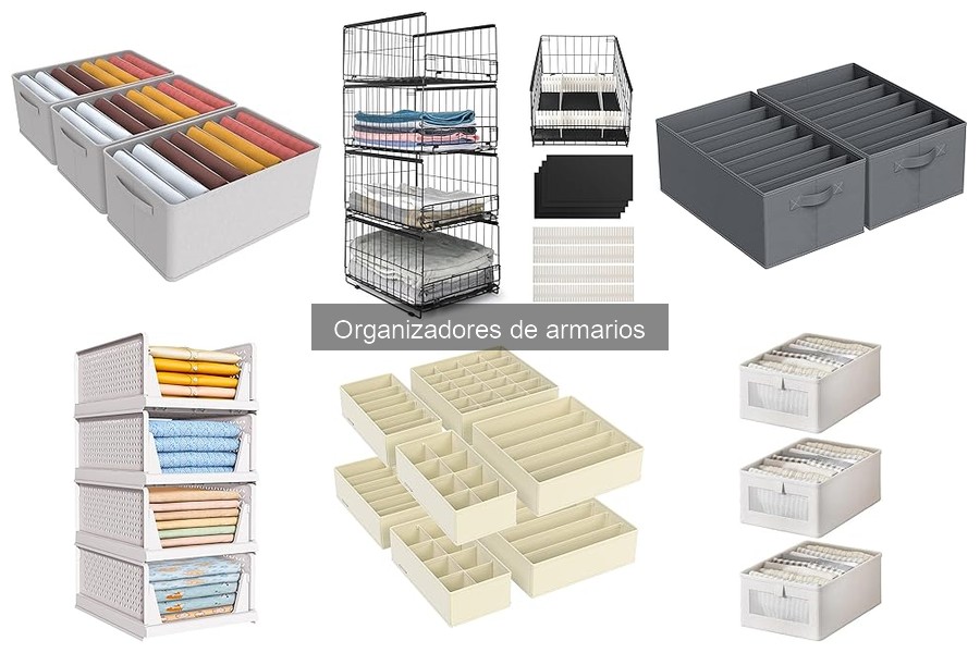 Alternativas innovadoras a organizadores de armarios