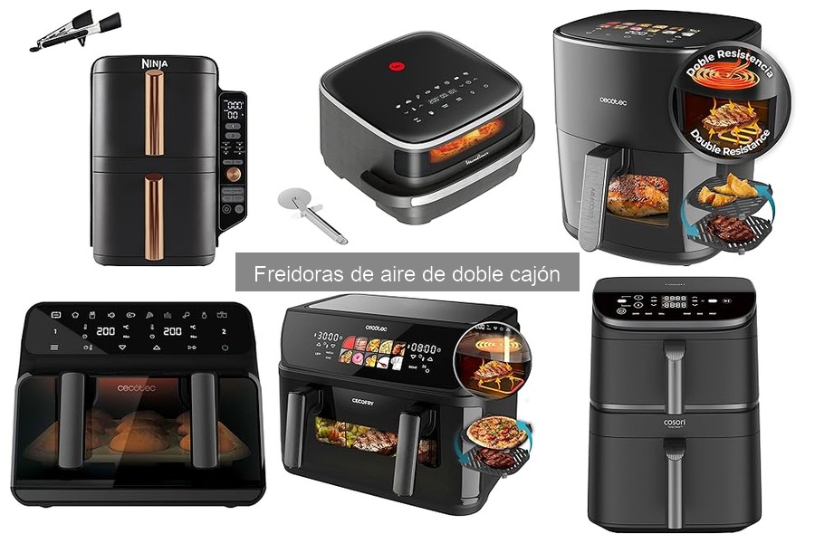 Alternativas saludables a freidoras de aire de doble cajón