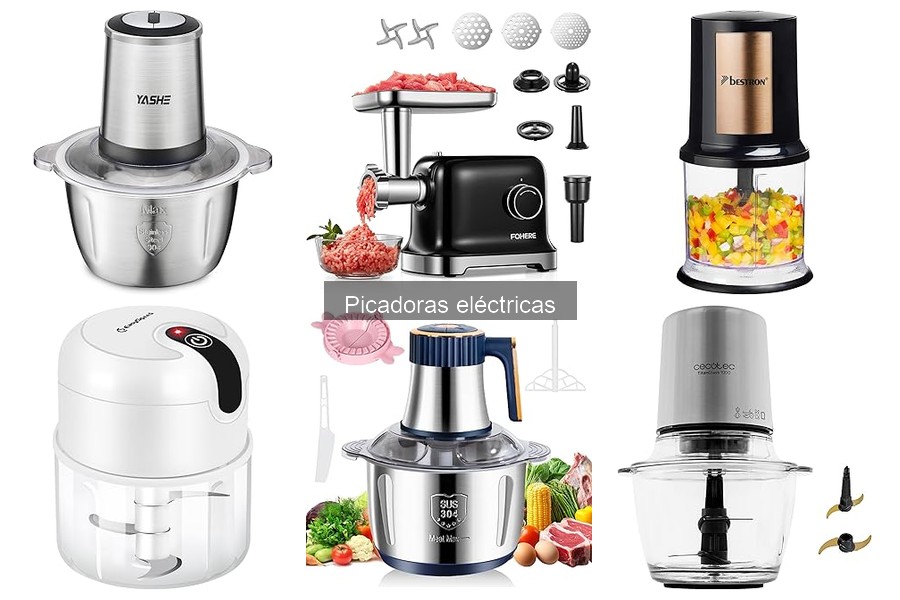 Alternativas viables a las picadoras eléctricas en cocina