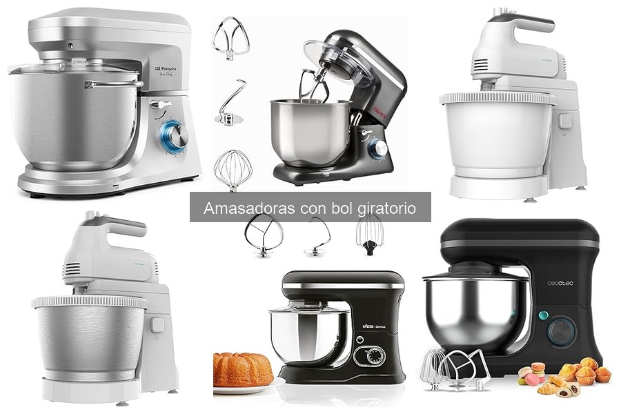 Amasadoras con Bol Giratorio para Pan Artesanal y Más