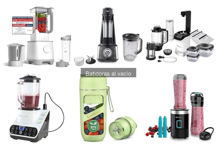 Batidoras al vacío vs convencionales: ¿Cuál elegir?