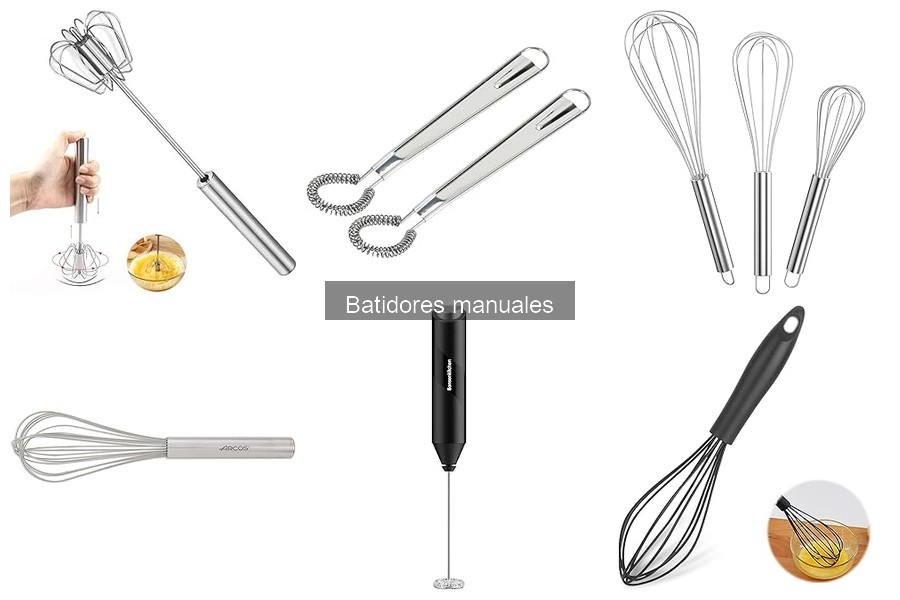 Batidores manuales más populares por marca y calidad
