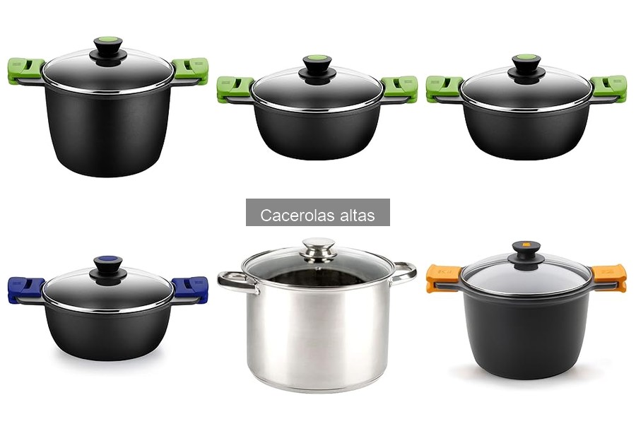 Cacerolas altas con tapa de vidrio vs. metal: ¿Cuál elegir?