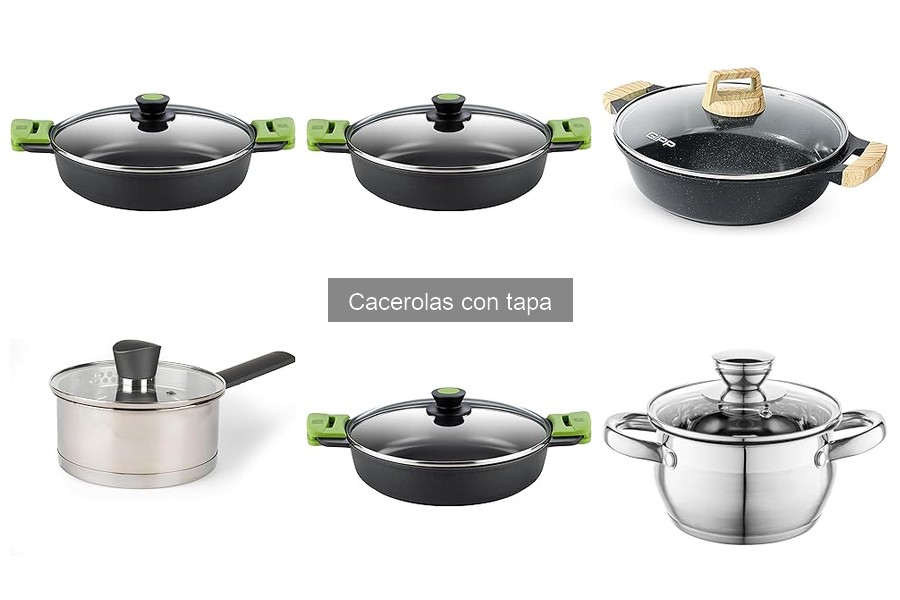 Cacerolas con tapa aptas para horno: Mejores opciones