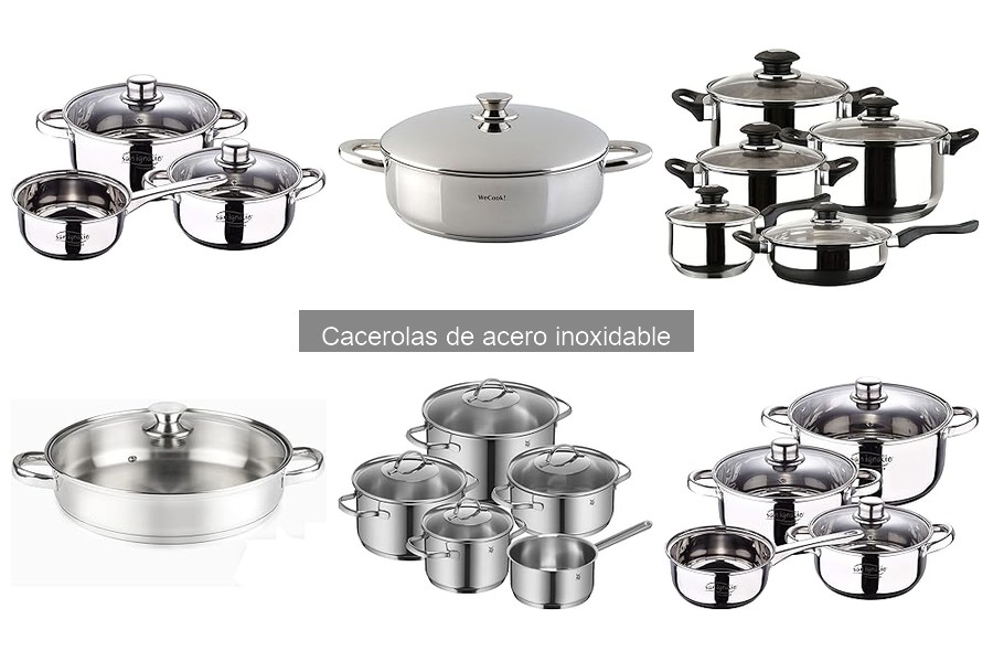 Cacerolas de acero inoxidable en oferta: Mejores lugares para comprar