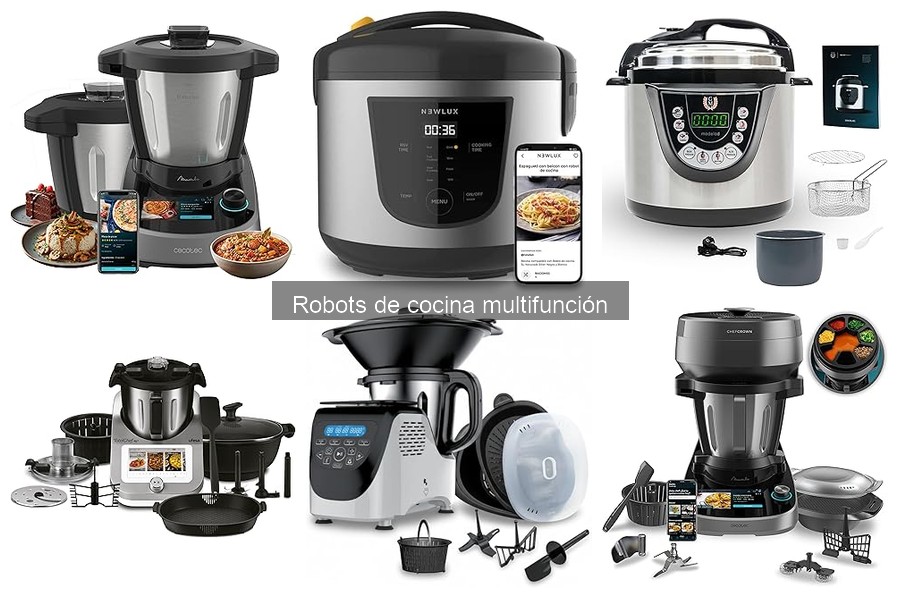 Características clave para elegir un robot de cocina multifunción