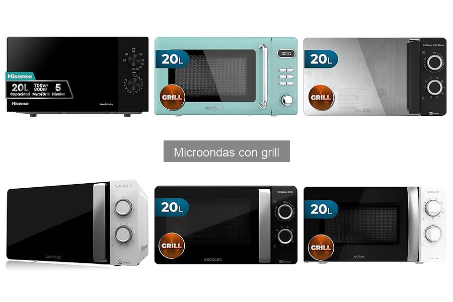 Cómo elegir el mejor microondas con grill en 2023