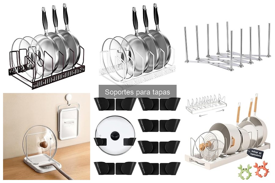 Cómo elegir el mejor soporte para tapas de cocina