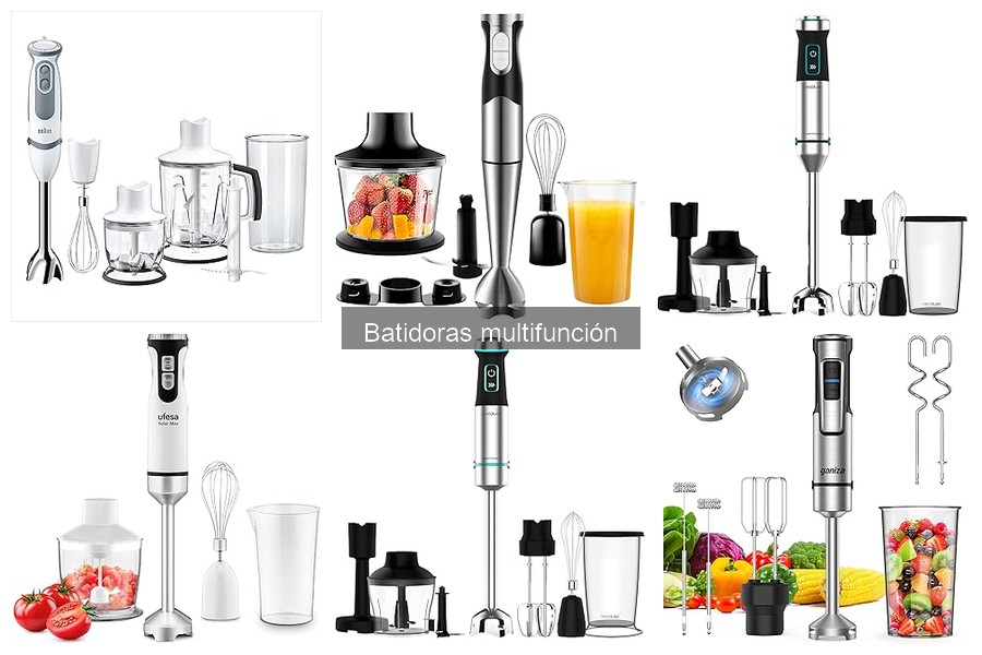 Cómo elegir la batidora multifunción ideal para tus recetas