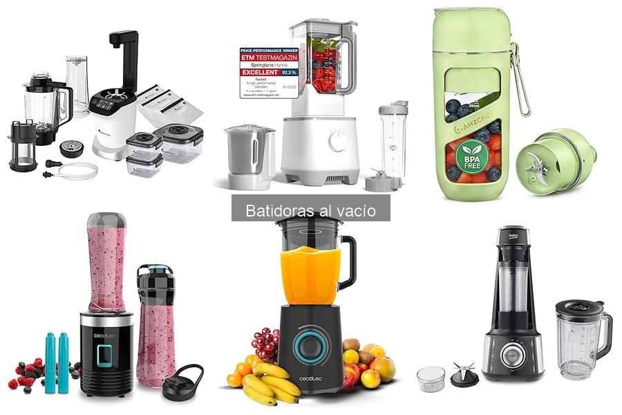 Cómo elegir la mejor batidora al vacío: guía de compra