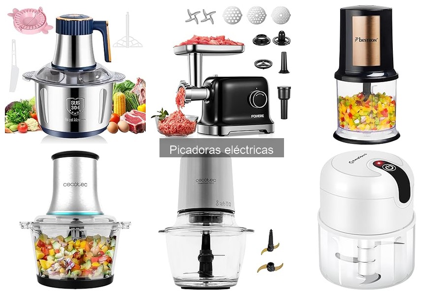 Cómo elegir la mejor picadora eléctrica para tu cocina