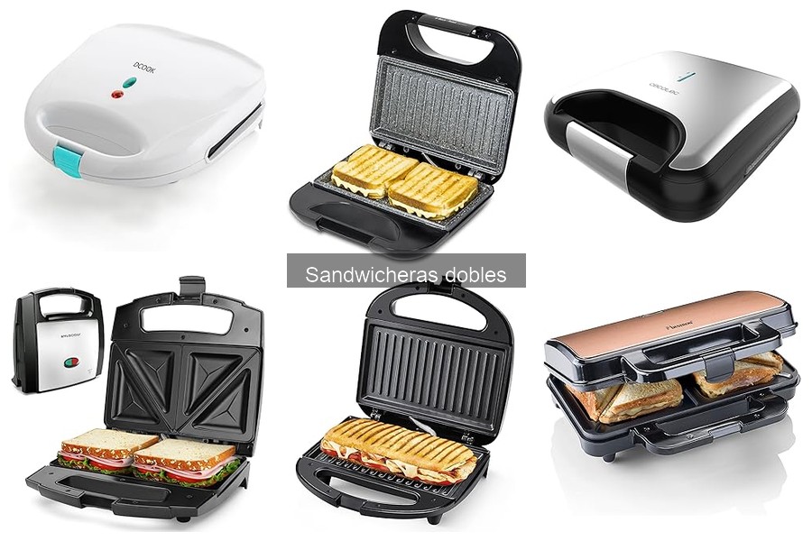 Cómo elegir la mejor sandwichera doble para ti
