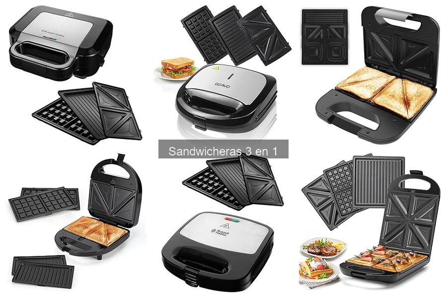 Cómo elegir la sandwichera 3 en 1 perfecta para ti