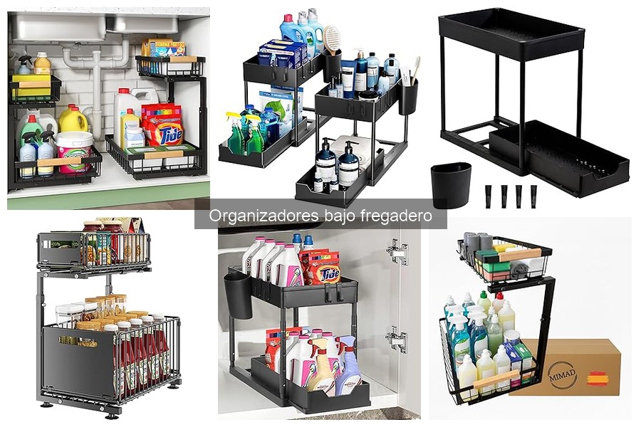 Cómo elegir un organizador bajo fregadero para tu cocina
