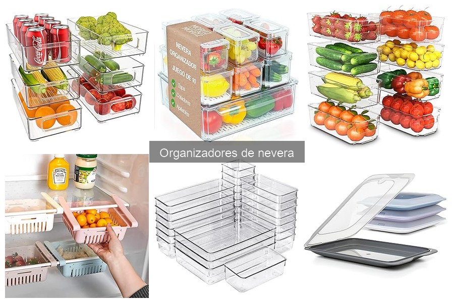 Cómo organizar alimentos en la nevera con organizadores prácticos