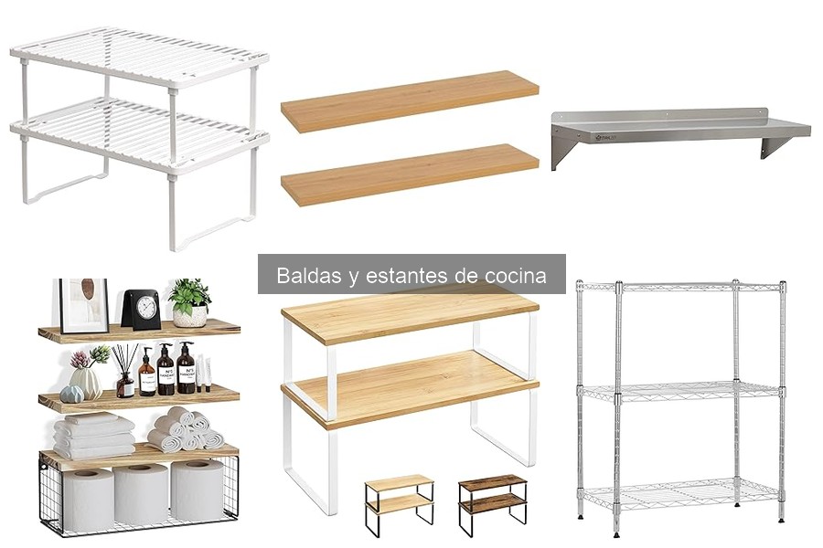 Cómo personalizar estantes de cocina: consejos prácticos