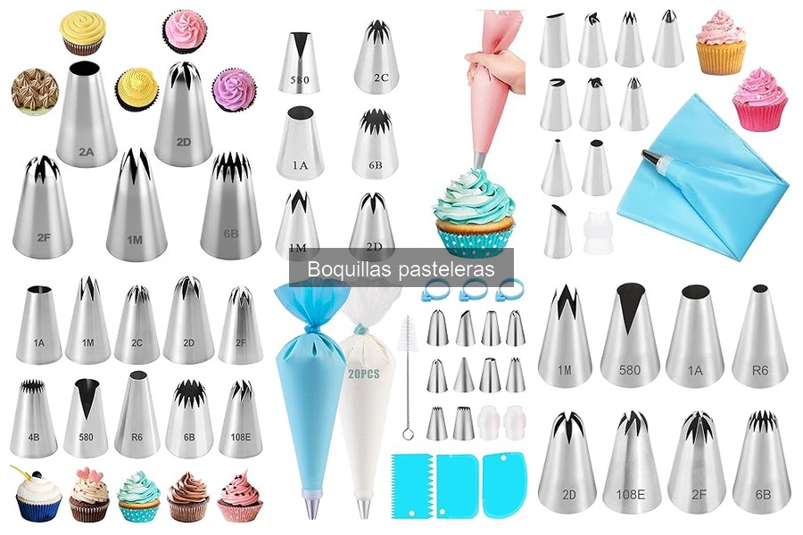Cómo usar correctamente una boquilla pastelera