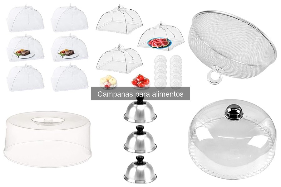 Cómo usar una campana para alimentos de forma efectiva