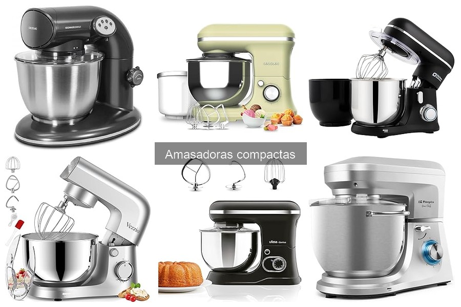 Comparativa: Amasadoras compactas vs. de pie