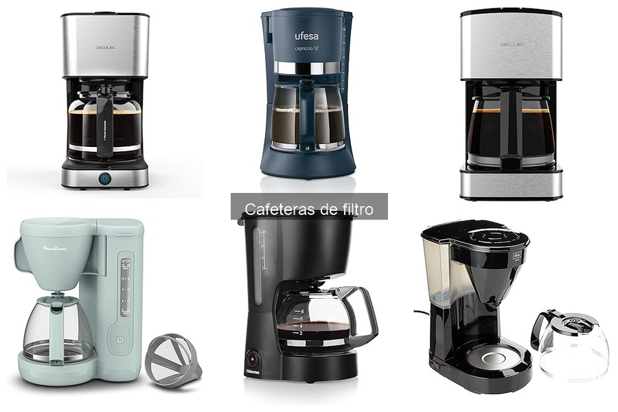 Comparativa: Cafeteras de Filtro vs. Cafeteras de Cápsulas