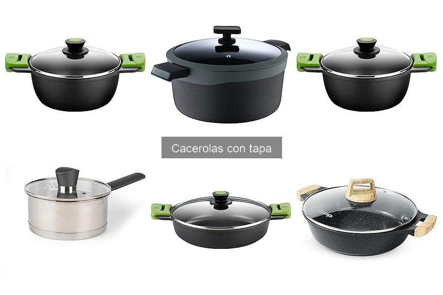 Comparativa de Cacerolas con Tapa: MasterPRO, Russell Hobbs y BRA