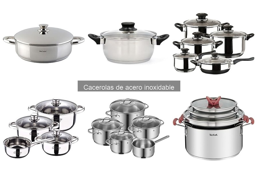 Comparativa de Cacerolas de Acero Inoxidable: Mejores Marcas
