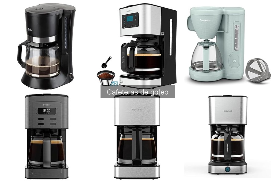 Comparativa de Cafeteras de Goteo y Otros Tipos de Cafeteras
