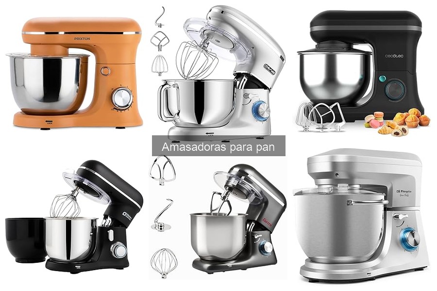 Comparativa de las Mejores Amasadoras para Pan del Mercado