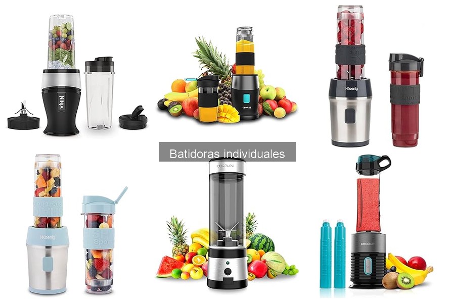 Comparativa de las Mejores Batidoras Individuales del Mercado