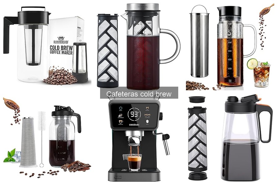 Comparativa de las mejores cafeteras cold brew del año 2023