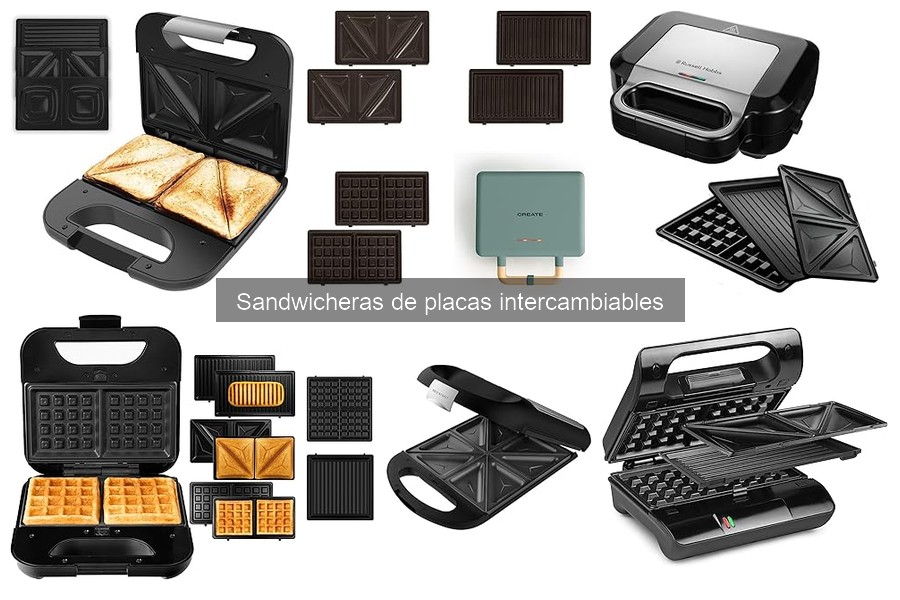 Comparativa de las Mejores Sandwicheras de Placas Intercambiables