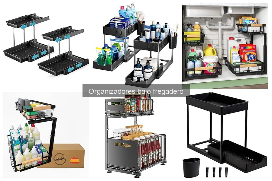 Comparativa de organizadores bajo fregadero: mejores opciones