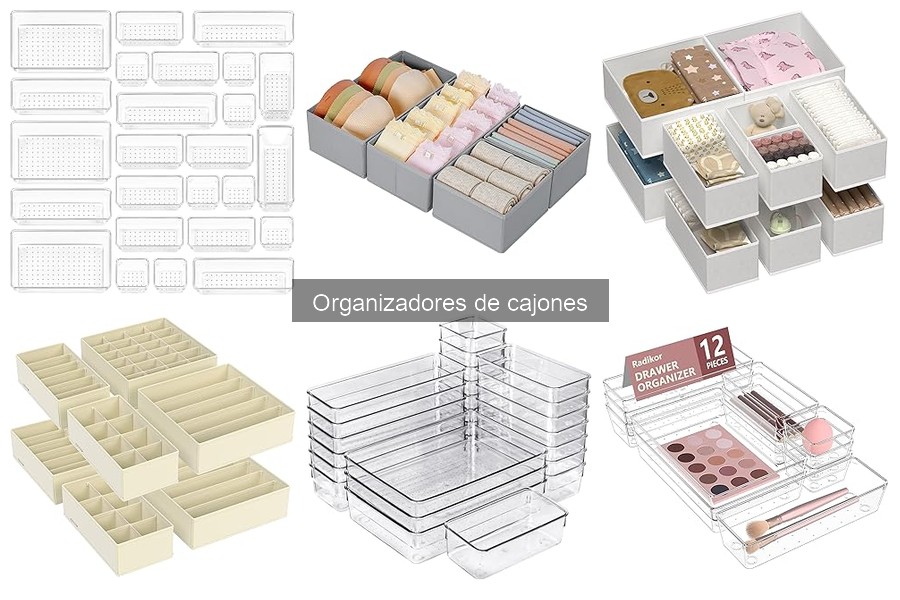 Comparativa de organizadores de cajones: marcas populares