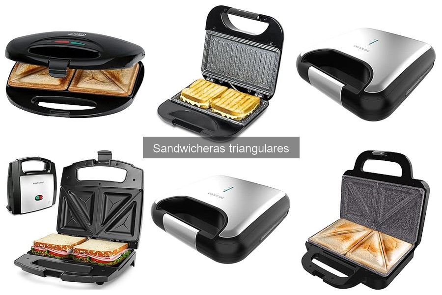Comparativa de Sandwicheras Triangulares y Otras Tipos